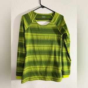 ASICS Women's Vibrant Green Long Sleeve Top